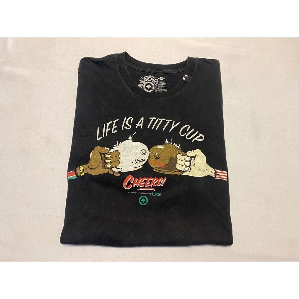 LRG Shirt Mens 3XL Black Skater Skate Tee